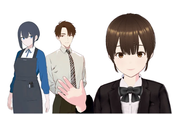 採用AICOの面接キャラクター