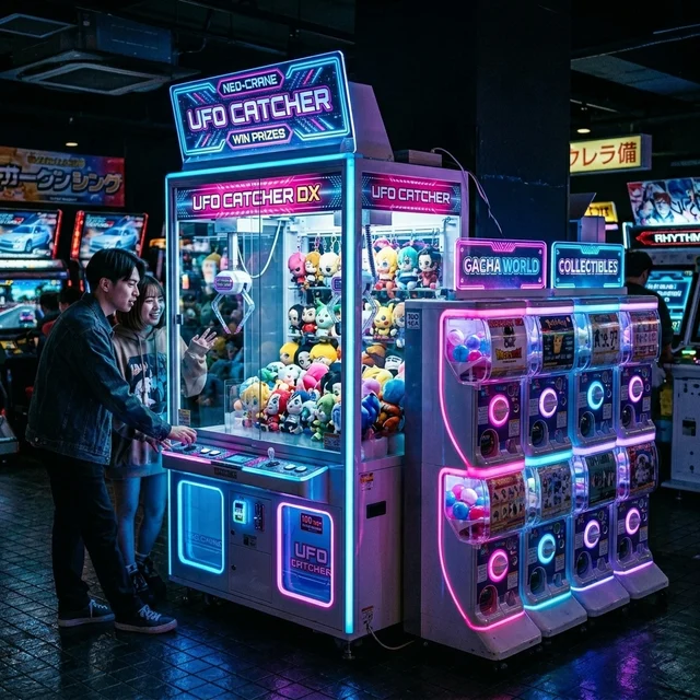 UFOキャッチャー・ガチャの展開イメージ