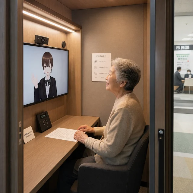 AI遠隔相談ブースの展開イメージ