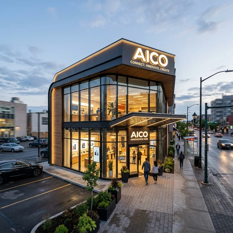 複数の業態を組み合わせたAICO-station専用店舗の出店イメージ