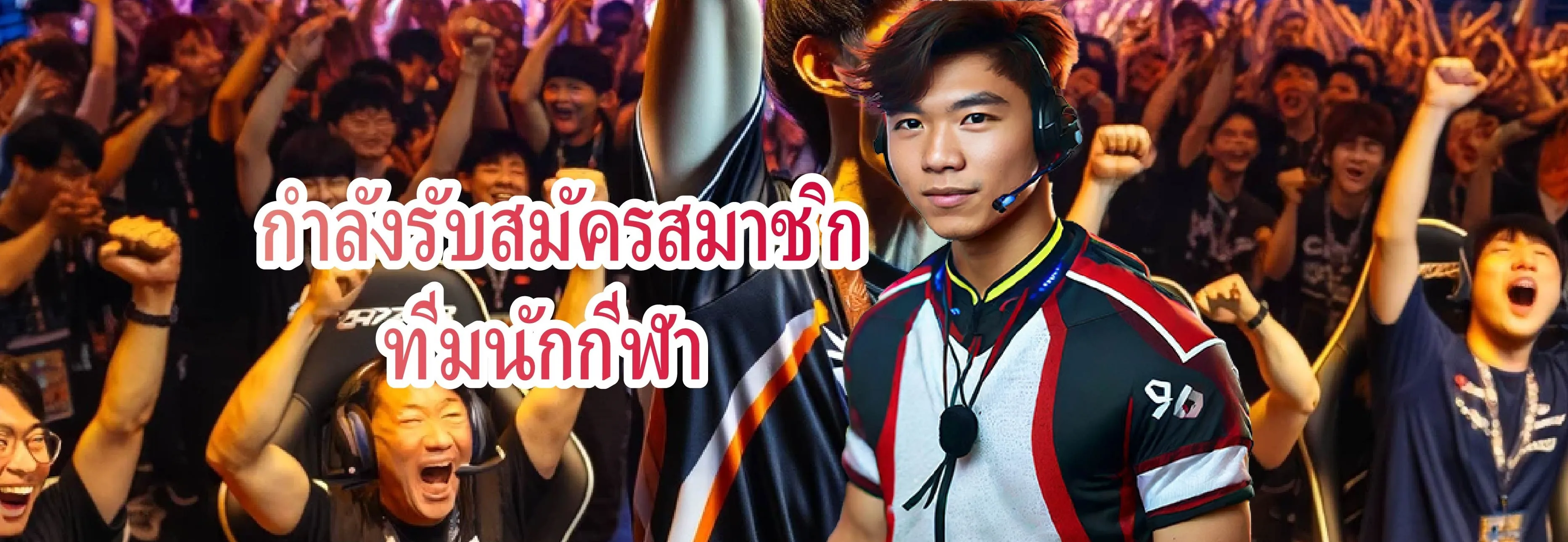 กำลังรับสมัครสมาชิกทีมนักกีฬา